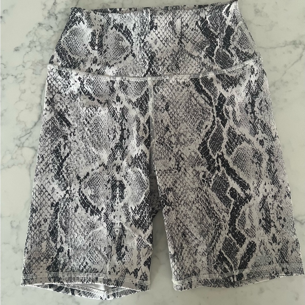 ALO Yoga Snake Print Athletic Shorts